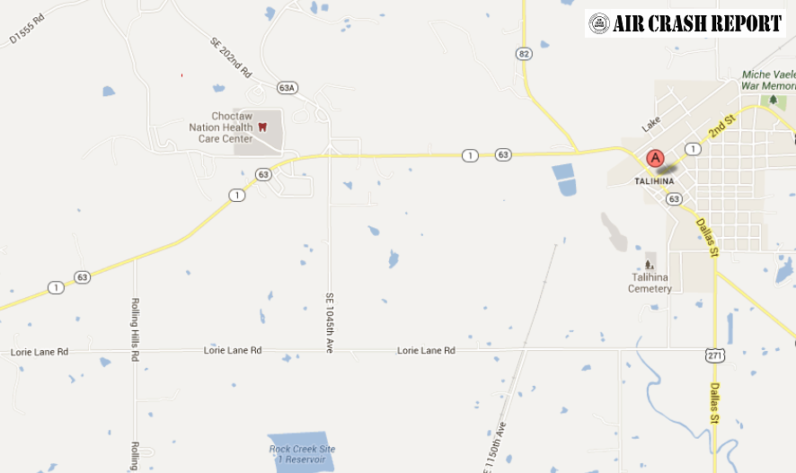 Helicopter Crash Near Choctaw Hospital